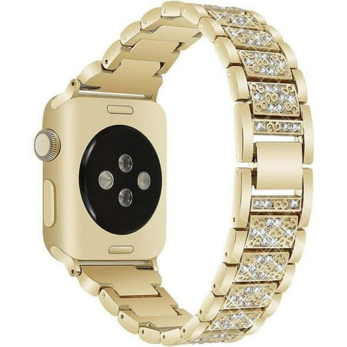 Λουράκι Apple Watch από ανοξείδωτο ατσάλι με στρας 45mm 44mm 41mm 1