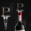 Bouchons de vin personnalisés avec initiale, coffret cadeau réutilisable 3