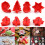 Stampi in silicone natalizi per dolci, 4 pezzi 1