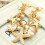 Bracciale da donna con conchiglie, stelle marine e perle finte. 4