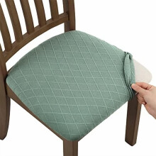 6er-Set Stretch-Jacquard-Sitzbezüge, abnehmbar und waschbar, staubabweisend, dunkelgrün