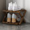 Foldable Wood Corner Shoe Rack Brown 6-Layer 4