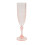 BalsaCircle6Transparent Blush Κρυστάλλινα πλαστικά ποτήρια σαμπάνιας μιας χρήσης για πάρτι 3