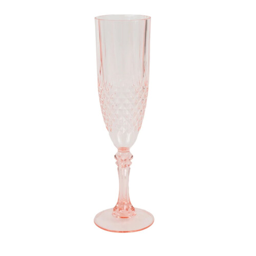 BalsaCircle6Transparent Blush Κρυστάλλινα πλαστικά ποτήρια σαμπάνιας μιας χρήσης για πάρτι 2