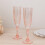 BalsaCircle6Transparent Blush Κρυστάλλινα πλαστικά ποτήρια σαμπάνιας μιας χρήσης για πάρτι 2