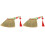 2 Count Decor Pink Stuff Cleaner Convenient Design Broom Straw Material Office 3