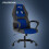 Gaming Chair Heavy Duty PU Leather Blue 1