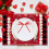 Valentine's Day polyester placemats washable reusable 4 pcs 4