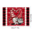 Valentine's Day polyester placemats washable reusable 4 pcs 3