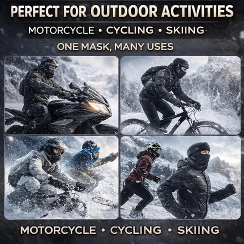 Μάσκα προσώπου Winter Rider Balaclava – Πυκνωμένη θερμική, αντιανεμική, αντιρρυπαντική, 2