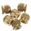 Worgeous6Pcs Φωτιστικό Οροφής με Βιδωτά Παξιμάδια και Στρογγυλό Μεταλλικό Καπάκι για 3