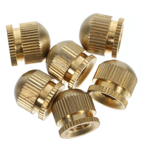 Worgeous6Pcs Φωτιστικό Οροφής με Βιδωτά Παξιμάδια και Στρογγυλό Μεταλλικό Καπάκι για 2