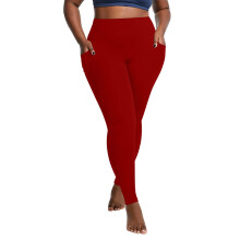 Calça legging feminina Lulshou para ioga, com bolsos grandes, secagem rápida e modelagem justa – ideal para ioga, exercícios e corrida.