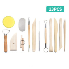 Kit de herramientas de cerámica de 13 piezas para manualidades con arcilla y cerámica – Compatible con HUIOP y Wemay