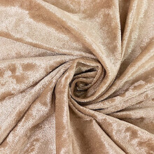 BalsaCircle 5 yards 65" Beige Premium Velvet Fabric Roll Wedding Party Crafts Draping Decorations
