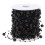 Artificial Pearls String Beads Chain 30m Long Black Resin 1 Roll 1