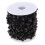 Artificial Pearls String Beads Chain 30m Long Black Resin 1 Roll 5