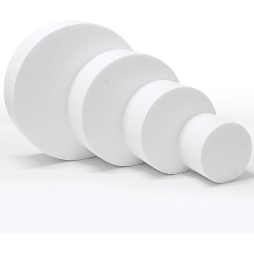 4-Tier Foam Cake Dummy Set 4 6 8 10 Inch 2