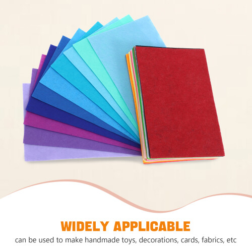 40-Piece Bulk Multi-Color Felt Sheets Craft Kit for Projects and Crafts 2