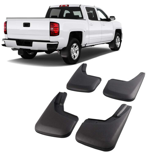 Bavettes garde-boue gauche et droite compatibles avec Silverado 2014-2018 1