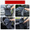 Conjunto de 4 toalhas de microfibra para limpeza de carros, absorventes e sem fiapos. 6