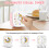 HOTUT 60 Minute Visual Timer for Kids,Visual Countdown Timer Clock Kids Timer,Pomodoro Timer with Rainbow Pattern,Desk Timer Kids Time Management 4