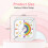 HOTUT 60 Minute Visual Timer for Kids,Visual Countdown Timer Clock Kids Timer,Pomodoro Timer with Rainbow Pattern,Desk Timer Kids Time Management 2