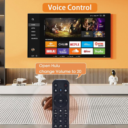 Télécommande de remplacement pour téléviseur TCL Google avec commande vocale 2