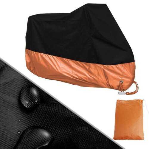 Orange Motorcycle Cover Waterproof 1