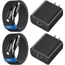 45W rýchlonabíjačka USB-C s 3m káblom, kompatibilná s Galaxy S25Ultra/S24Ultra/S23Ultra/S22+/S20 a Tab S9/S8Ultra