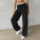 Damen-Winter-Freizeithose, einfarbig, flauschig gefüttert 7