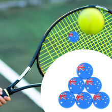 6Pcs Silicone Tennis Racket Dampener Round for Vibration and Shock Absorption During Tennis Playing