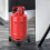 Gas Bottle Holder Stand Replacement Propane with Wheels Black 4