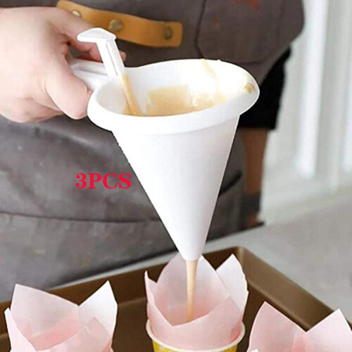 HEVIRGO3PCS Διανομέας Κέικ Χειροκίνητος Ρυθμιζόμενος Πλαστικός Εύχρηστος Διανομέας