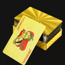Diamond Waterproof Black Playing Cards, Poker Cards, HD, Deck of Cards (Black/Gold/Silver)