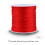Fdit 100M X 0.8mm Nylon Chinese Knot Cord Rattail Macrame Thread String Red 3