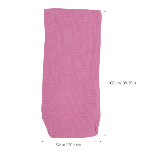Housse de siège de chaise de bureau élastique Pretyzoom extensible rose (1 pièce) 1