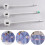 Magnetisk quiltelys for symaskiner, Red Line, 3 3