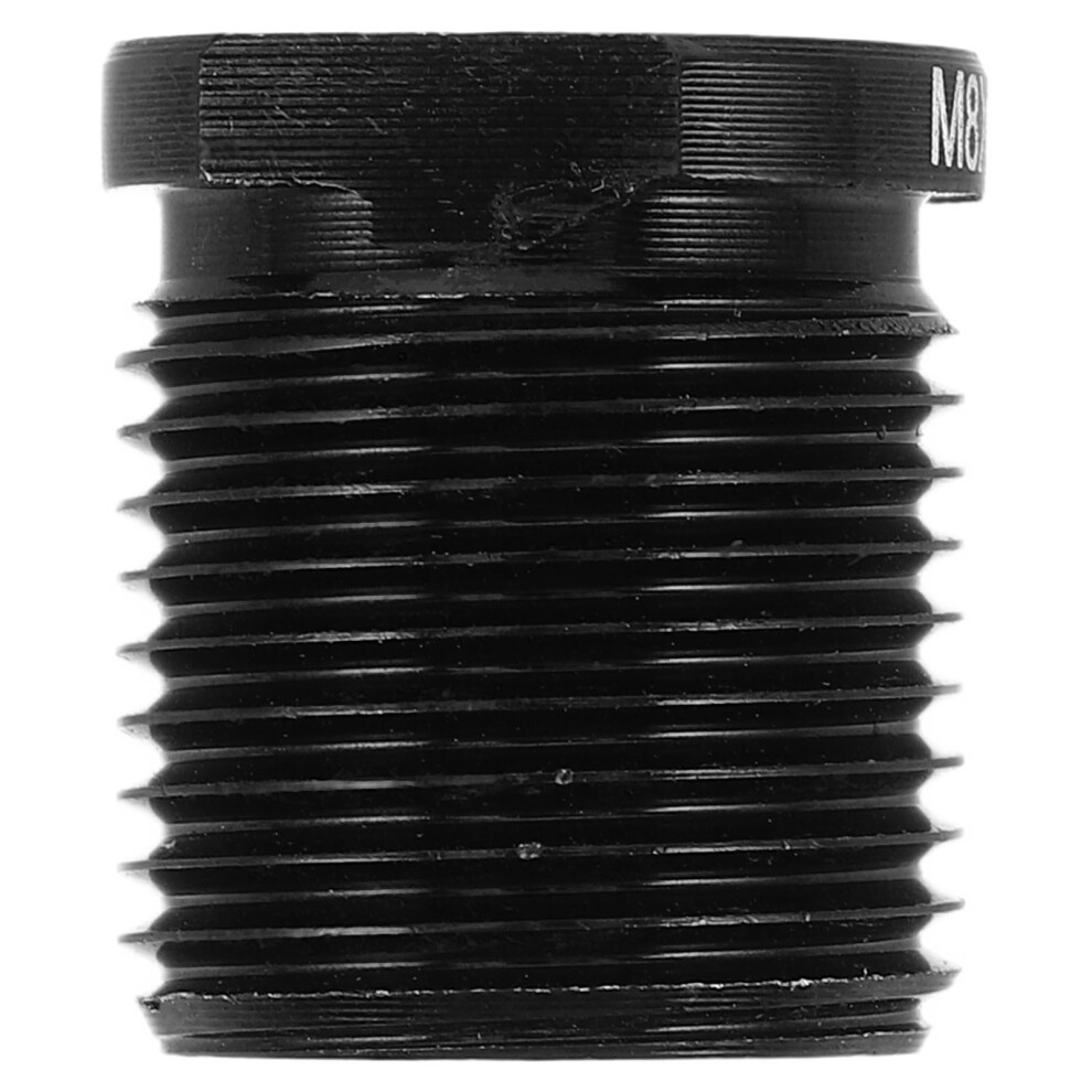 Gear Shifter Adapter Knob Nonslip Threaded Black 9418476877612