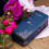 Elite Gift Boxes Sara Miller Deep Long Rectangular Dark Blue Bird Tin Tin 3
