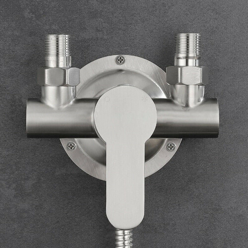Robinet de douche mural DENEST, mitigeur de baignoire, robinet d'eau 1/2".