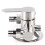 Robinet de douche mural DENEST, mitigeur de baignoire, robinet d'eau 1/2". 7