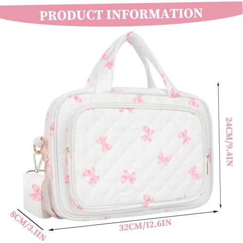 Gesteppte Bibeltasche mit Blumenmuster für Damen 2