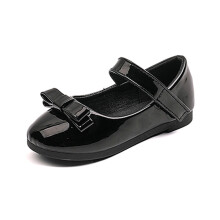 Ediodpoh Frühlings- und Herbstschuhe für Mädchen, schwarze Schleifen-Performance-Schuhe, Prinzessinnenschuhe, Mädchensandalen, Dunkelgrün,