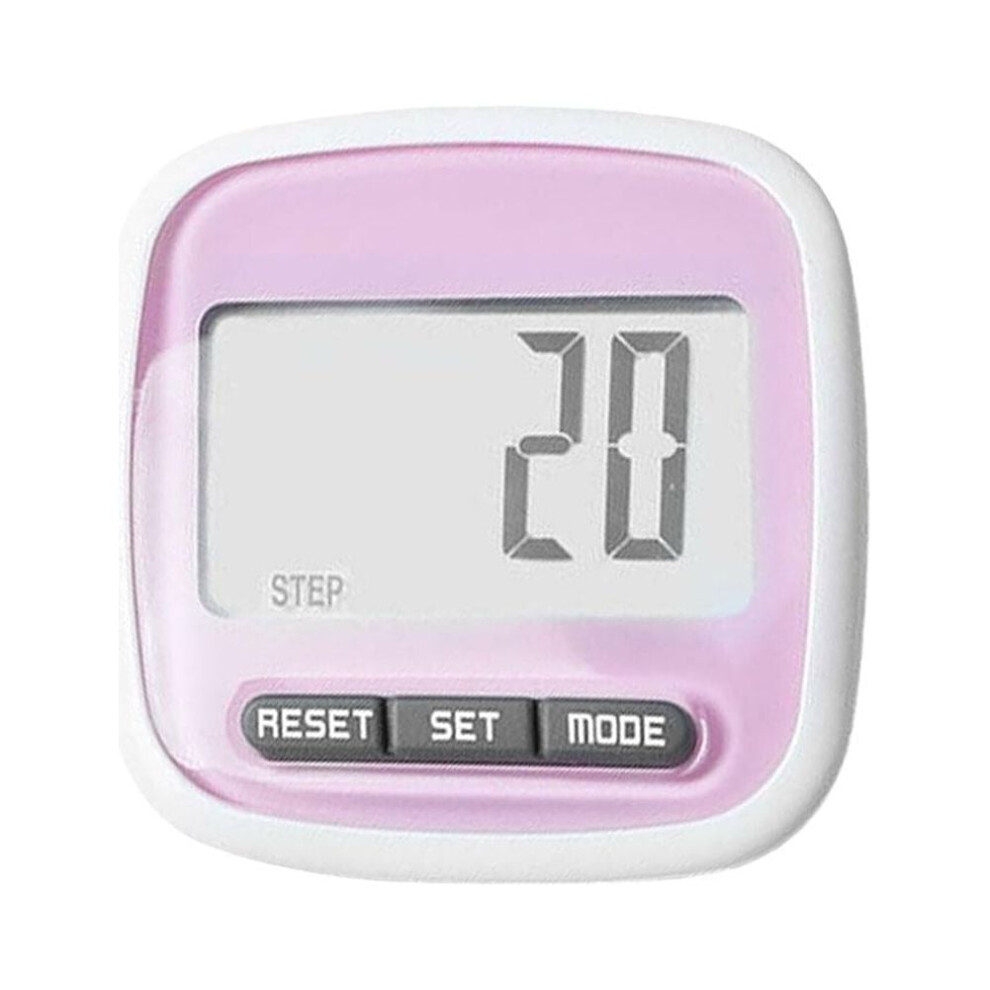 Large Screen Pedometer with Smart Step Calorie Running Counter Fitness Tracker