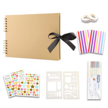 DIY Scrapbook Photo Album Craft Paper Photo Album for Wedding Anniversary Family Valentines Day Scrapbook Accessories