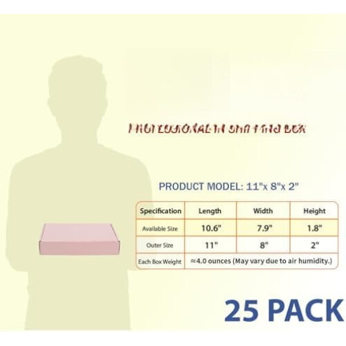 Conjunto de 50 caixas de papelão ondulado para envio, medindo 6x4x3 polegadas. 1