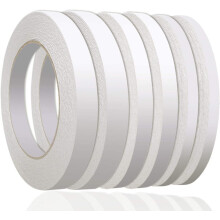236 Yards Double-Sided Tape for Crafts, DIY, Gift Wrapping & More – 6 Rolls (1/4", 1/3", 1/2")