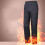 Men's Snow Pants Black Polyester Warm Windproof 1 Pack 7