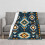Aztec mykt flanellfleece-teppe 152 x 122 cm 1